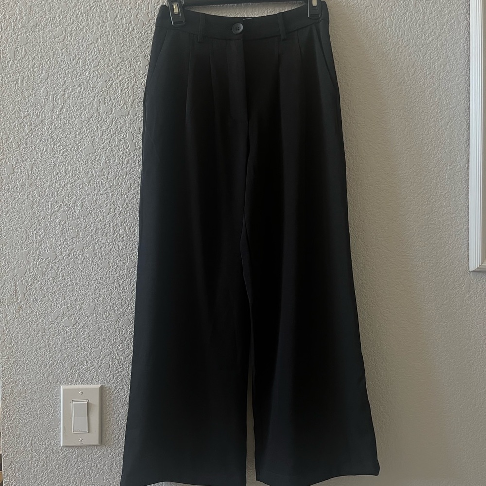 Princess Polly Black Trouser Pants